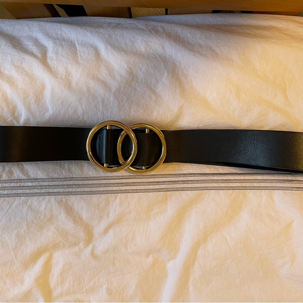 Frame leather belt